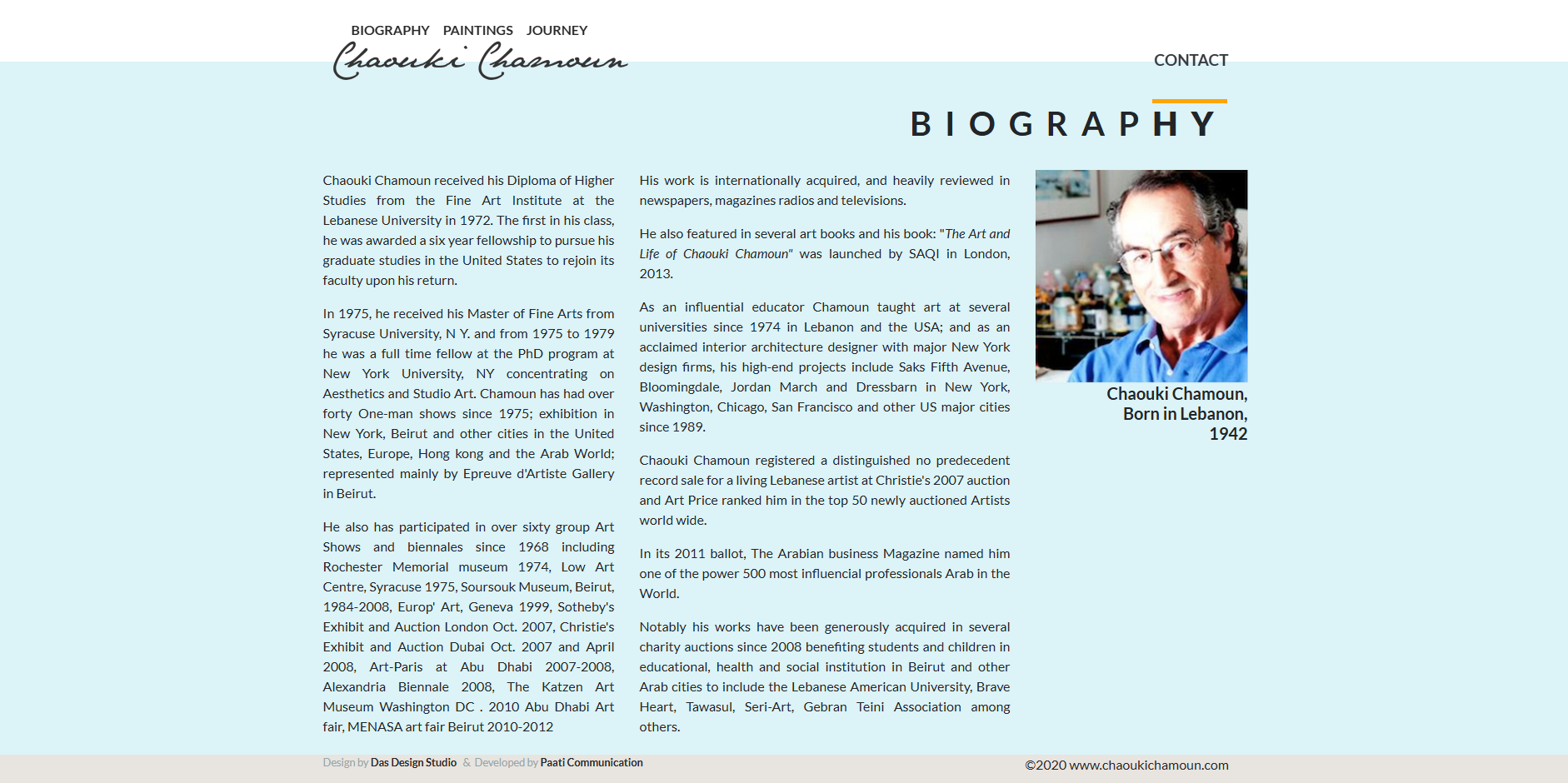 Site Web Chaouki Chamoun
